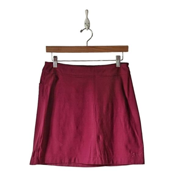 Kuhl Pants - Kuhl Athletic Sweat Wicking Skirt One Fold Pocket Size XS in Barberry